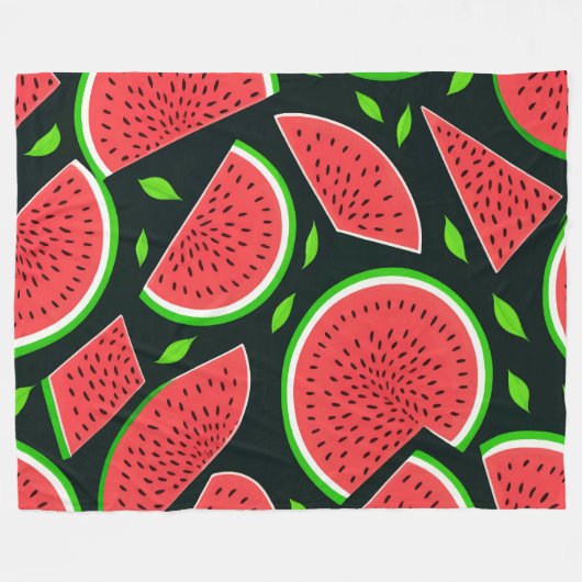 Couverture Polaire Pastèque (Devant (Horizontal))