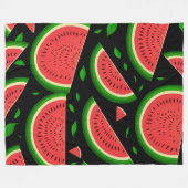 Couverture Polaire Pastèque à motif (Devant (Horizontal))