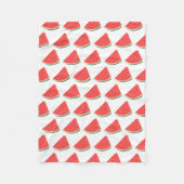 Couverture Polaire Pastèque savoureuse - Sucrée (Devant)