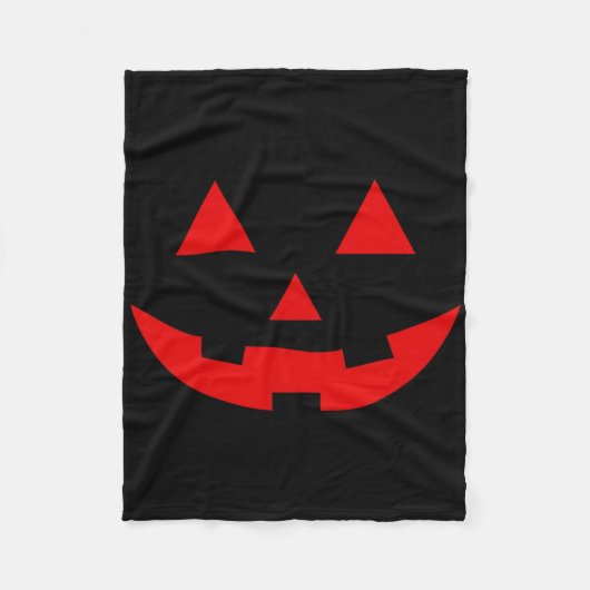 Couverture Polaire Pastèque simple Jack-o'-lantern Halloween d'été (Devant)