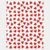 Couverture Polaire Pastèques triangulaires (Devant)