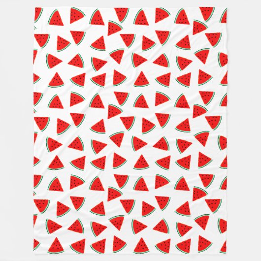 Couverture Polaire Pastèques triangulaires (Devant)