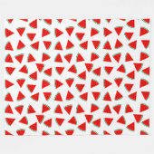 Couverture Polaire Pastèques triangulaires (Devant (Horizontal))