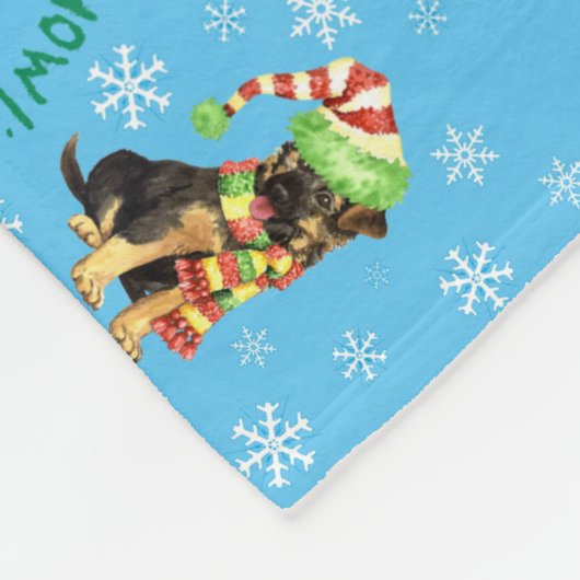 Couverture Polaire Pasteur allemand de Noël (Coin)