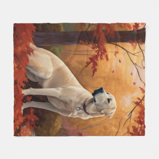 Couverture Polaire Pasteur anatolien en automne Feuilles automne Insp (Devant (Horizontal))