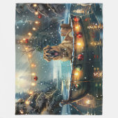 Couverture Polaire Pasteur anatolien Noël Festive Voyage (Devant)