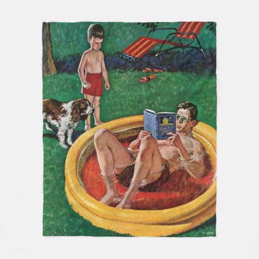Couverture Polaire Patauger la piscine (Devant)