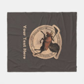 Couverture Polaire Patch Flying Moose Aviation (Devant (Horizontal))