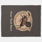 Couverture Polaire Patch Flying Moose Aviation (Devant (Horizontal))