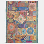 Couverture Polaire Patchwokr Mandala Fleece Blanket (Devant)