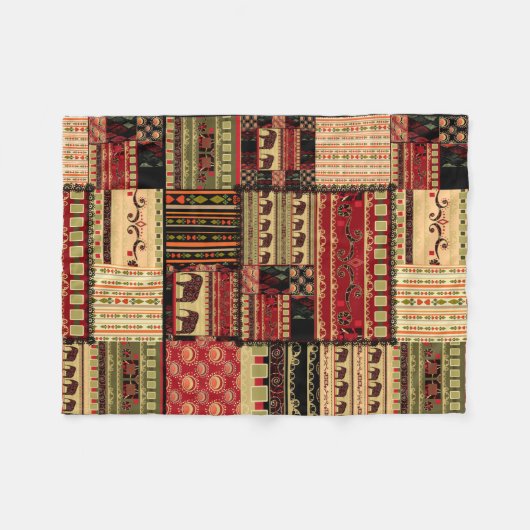 Couverture Polaire Patchwork (Devant (Horizontal))