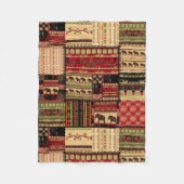 Couverture Polaire Patchwork (Devant)