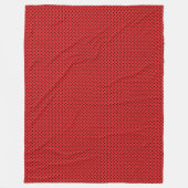 Couverture Polaire Patchwork Albanie Drapeau Motif (Devant)