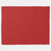 Couverture Polaire Patchwork Albanie Drapeau Motif (Devant (Horizontal))