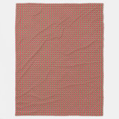 Couverture Polaire Patchwork Biélorussie Drapeau Motif (Devant)