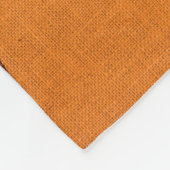 Couverture Polaire Patchwork Brown Orange d'automne (Coin)