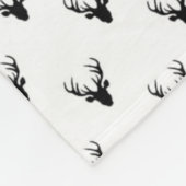 Couverture Polaire Patchwork de Buffalo Rustique Plaid Rouge Blanc No (Coin)