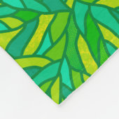 Couverture Polaire Patchwork de Leaves (Coin)