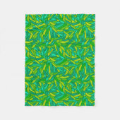 Couverture Polaire Patchwork de Leaves (Devant)