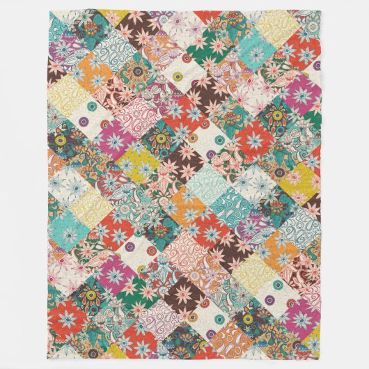 Couverture Polaire patchwork de sarilmak (Devant)