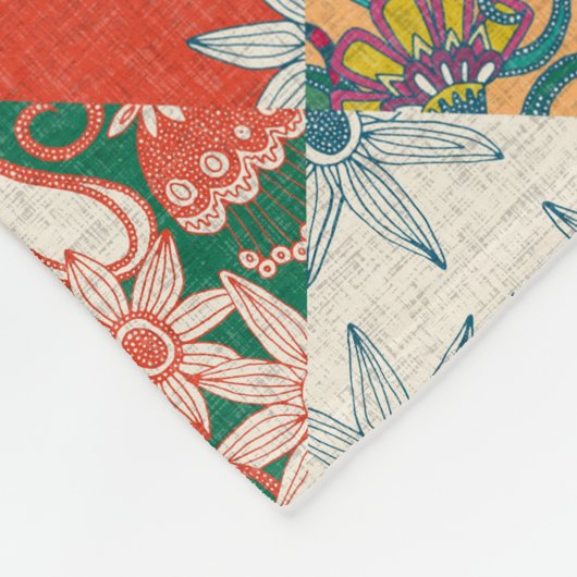 Couverture Polaire patchwork de sarilmak (Coin)