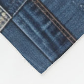 Couverture Polaire Patchwork Denim (Coin)