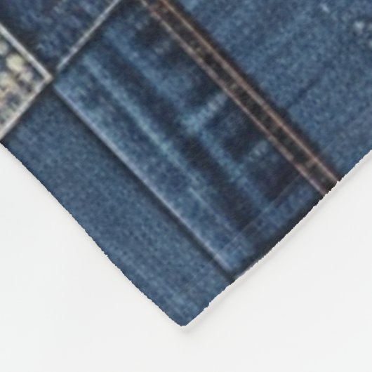 Couverture Polaire Patchwork Denim (Coin)
