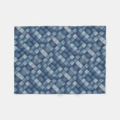 Couverture Polaire Patchwork Faux Denim (Devant (Horizontal))