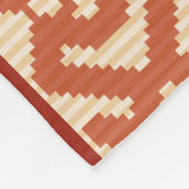 Couverture Polaire Patchwork géométrique Ethnic Motif sans fil (Coin)