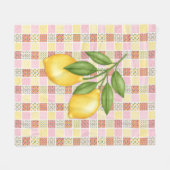 Couverture Polaire Patchwork Lemon (Devant (Horizontal))