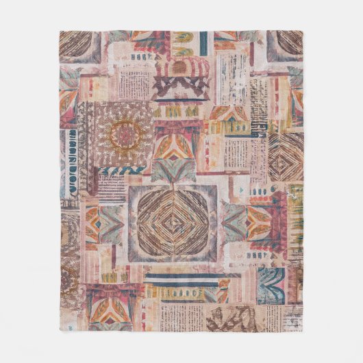 Couverture Polaire Patchwork Lingette (Devant)