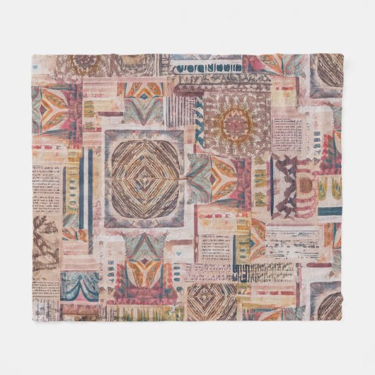Couverture Polaire Patchwork Lingette (Devant (Horizontal))
