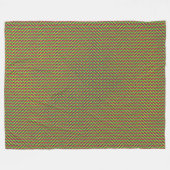 Couverture Polaire Patchwork Maurice Motif Drapeau (Devant (Horizontal))