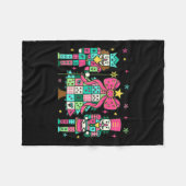 Couverture Polaire Patchwork Nutcracker Arbre de Noël Nk Nk Nutcracke (Devant (Horizontal))