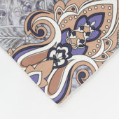 Couverture Polaire Patchwork Paisley : impression Vintage classique (Coin)