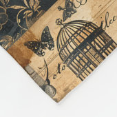 Couverture Polaire Patchwork victorien gothique d'Halloween (Coin)