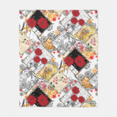 Couverture Polaire Patchwork vintage sans couture (Devant)
