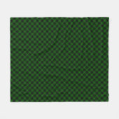 Couverture Polaire Pâte verte de tartan MacArthur (Devant (Horizontal))