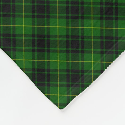 Couverture Polaire Pâte verte de tartan MacArthur (Coin)
