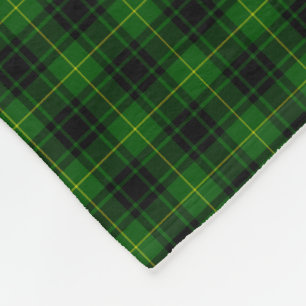 Couverture Polaire Pâte verte de tartan MacArthur