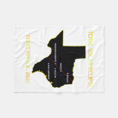 Couverture Polaire Path Of Solar Eclipse 2024 Interactive Map Texas E (Devant (Horizontal))