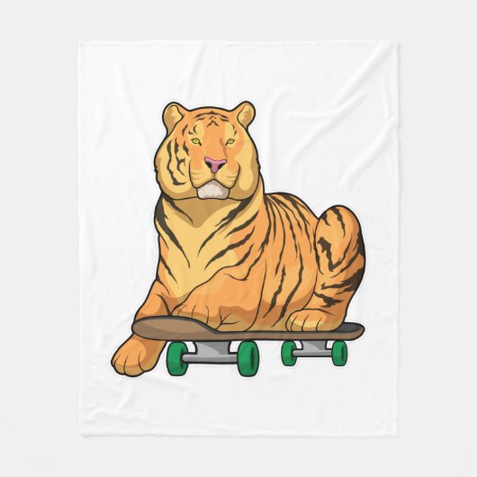 Couverture Polaire Patinage de Tiger (Devant)