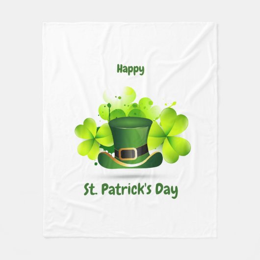 Couverture Polaire Patrick's Day Classic (Devant)