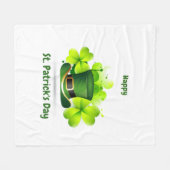Couverture Polaire Patrick's Day Classic (Devant (Horizontal))