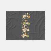 Couverture Polaire Patricks Day,funny Goose, Shamrock, Beer Gift Tee (Devant (Horizontal))