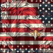 Couverture Polaire Patriotic Flag Blanket Eagle Pride for the Fourth