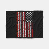 Couverture Polaire Patriotic Trains Flag For Train Enthusiasts And Ho (Devant (Horizontal))