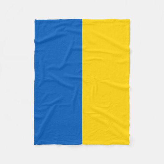 Couverture Polaire Patriotic Ukraine (Devant)