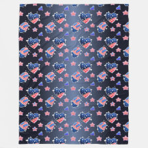 Patriotique All American Mama Messy Bun