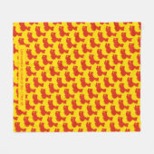 Couverture Polaire Patriotique CHINE DRAPEAU Personnalisable Écriture (Devant (Horizontal))